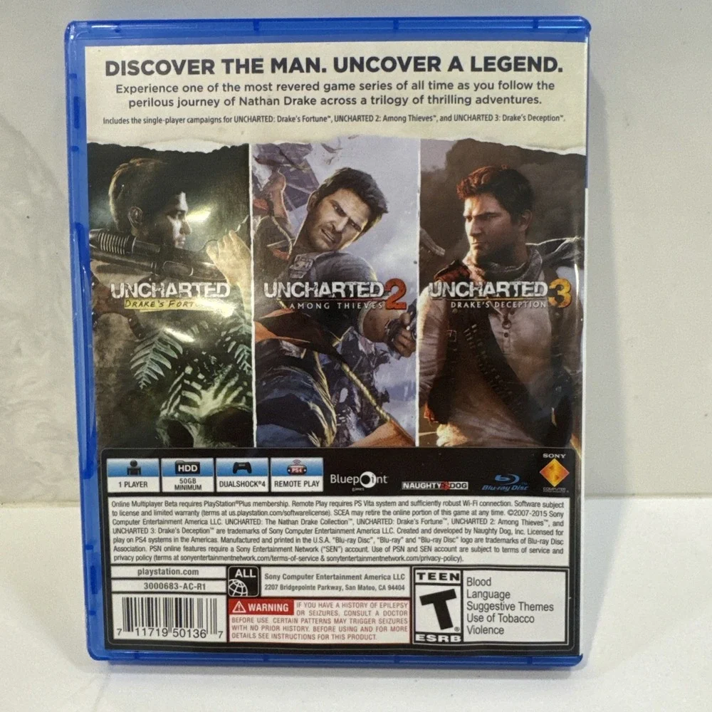 Uncharted: The Nathan Drake Collection - Sony PlayStation 4